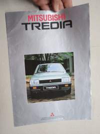 Mitsubishi Tredia -myyntiesite / sales brochure
