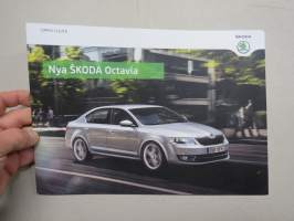 Skoda Octavia 2013 -myyntiesite, ruotsinkielinen / sales brochure