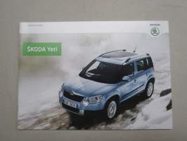 Skoda Yeti 2012 -myyntiesite, ruotsinkielinen / sales brochure