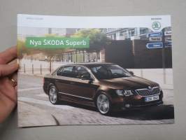 Skoda Superb 2014 -myyntiesite, ruotsinkielinen / sales brochure