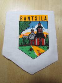 Rantsila -kangasmerkki, matkailumerkki, leikkaamaton