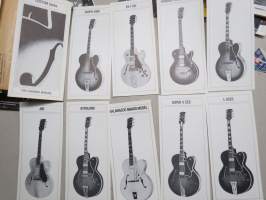 Gibson Custom Series - L-5CES, Kalamazoo Award, Super V CES, Howard Roberts Fusion L-5C, Super 400C, ES-175D, Byrdland, JSD - Pre-owners manual -sales brochure