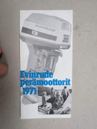 Evinrude perämoottorit 1971 -myyntiesite