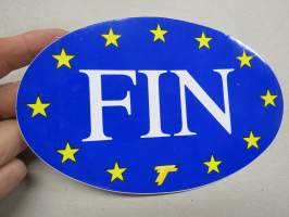 FIN / EU kansallisuustunnus -tarra