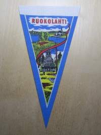 Ruokolahti -matkailuviiri, pikkukoko / souvenier pennant