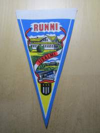 Runni Iisalmi -matkailuviiri, pikkukoko / souvenier pennant