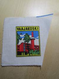 Vaajakoski -kangasmerkki, matkailumerkki, leikkaamaton