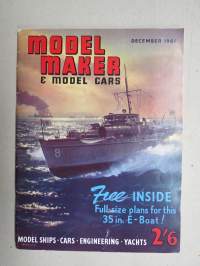 Model Maker & Model Cars 1961 December -pienoismallilehti