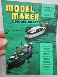 Model Maker & Model Boats  1964 September -pienoismallilehti