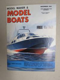 Model Maker & Model Boats 1965 December -pienoismallilehti
