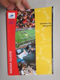 FIFA World Cup France 1998 Media Guide -tiedotusvälineiden edustajille tarkoitettu mediaopas, ei jaettu tavallisille turisteille