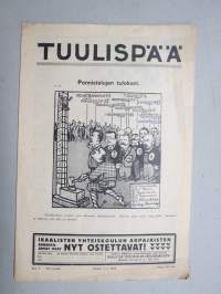 Tuulispää 1916 nr 7 -pilapiirros- ja huumorilehti