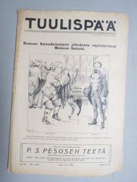 Tuulispää 1916 nr 42 -pilapiirros- ja huumorilehti