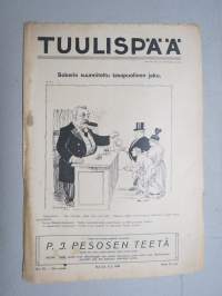 Tuulispää 1916 nr 45 -pilapiirros- ja huumorilehti