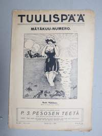 Tuulispää 1916 nr 30 Mätäkuu-numero -pilapiirros- ja huumorilehti