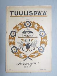 Tuulispää 1916 nr 14-15 Porvoo erikoisnumero -pilapiirros- ja huumorilehti