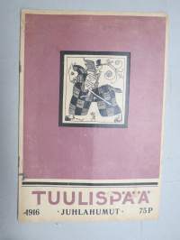 Tuulispää 1916 nr 51-52 -pilapiirros- ja huumorilehti