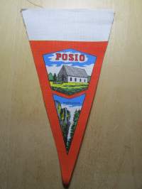 Posio -matkailuviiri, pikkukoko / souvenier pennant