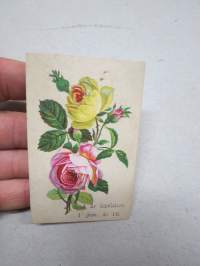 God är kärleken -kiiltokuva / kortti 1800-luvulta