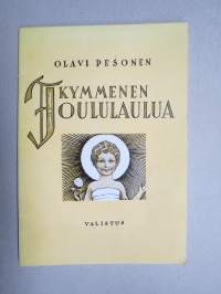 Kymmenen joululaulua -laulukirja, kansikuvitus Rudolf Koivu