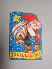 Joululauluja nr 2, 21 kpl joululauluja, Paletti nr 589, muotoonleikattu -Christmas songs, shape cut book