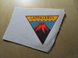 Lappajärvi -kangasmerkki, matkailumerkki, leikkaamaton