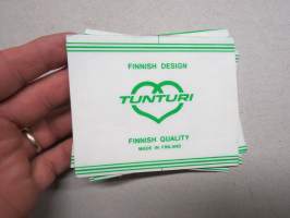 Tunturi - Finnish design - Finnish quality -tarra