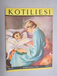 Kotiliesi 1935 nr 21 marraskuu I, sis. mm. seur. artikkelit / kuvat / mainokset; Kansikuva piirtänyt Martta Wendelin, Nekto-laihdutusaine, Ilmari Wirkkala -