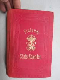 Finlands Stats-Kalender (Statskalender) 1895