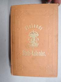 Finlands Stats-Kalender (Statskalender) 1892