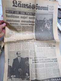 Länsi-Suomi 1961, 13.4.1961, Juri Gagarin - Neuvostomajuri kiersi maapallon avaruudessa, Adolf Eichmann oikeudessa, ym.