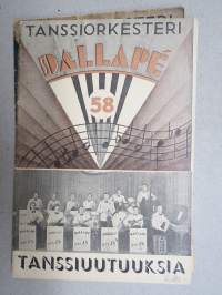 Dallapé vihko nr 58 - Dallapé Tanssiorkesteri