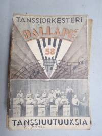 Dallapé vihko nr 58 - Dallapé Tanssiorkesteri