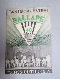 Dallapé vihko nr 40 - Dallapé Tanssiorkesteri