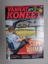 Vanhat koneet 2013 nr 8 -harrastelehti, vanhaa kalustoa laidasta laitaan