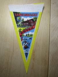 Langinkoski -Kotka -matkailuviiri, pikkukoko / souvenier pennant