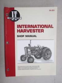 International Harvester Shop Manual -korjaamokirja, englanninkielinen, mallistoluettelo kuvissa