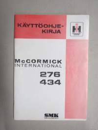 McCormick International 276, 434 traktori -käyttöohjekirja