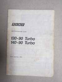 Fiat / Fiatagri 1180 / 880 traktori -käyttöohjekirja