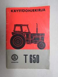 Volvo-BM T 650 traktori -käyttöohjekirja