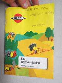 Hardi NK kasvinsuojeluruisku -käyttöohjekirja