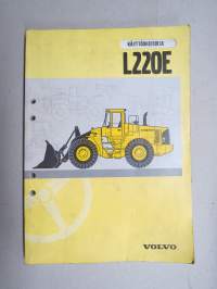 Volvo L220E -käyttöohjekirja