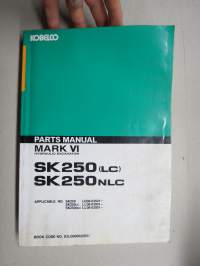 Kobelco SK250 (LC), SK250 NLC Parts Manual -varaosaluettelo