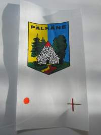 Pälkäne -kangasmerkki, matkailumerkki, leikkaamaton