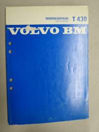 Volvo BM T 430 Serien Reservdelskatalog - Parts Catalogue -traktori, varaosaluettelo