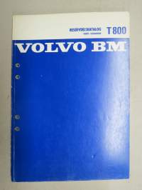 Volvo BM T 800 Reservdelskatalog - Parts Catalogue -traktori, varaosaluettelo