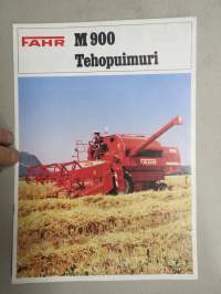 Fahr M 900 leikkuupuimuri -myyntiesite