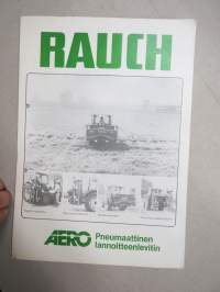 Rauch Aero pneumaattinen lannoitteenlevitin -myyntiesite