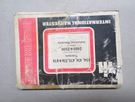 International 454, 474, 475, 574, 674 tractors - 2400 & 2500 Series A Industrial tractors operator´s manual -käyttöohjekirja englanniksi