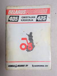 Belarus 405 / 425 traktori -käyttöohjekirja / huolto-ohjekirja / varaosakuvasto